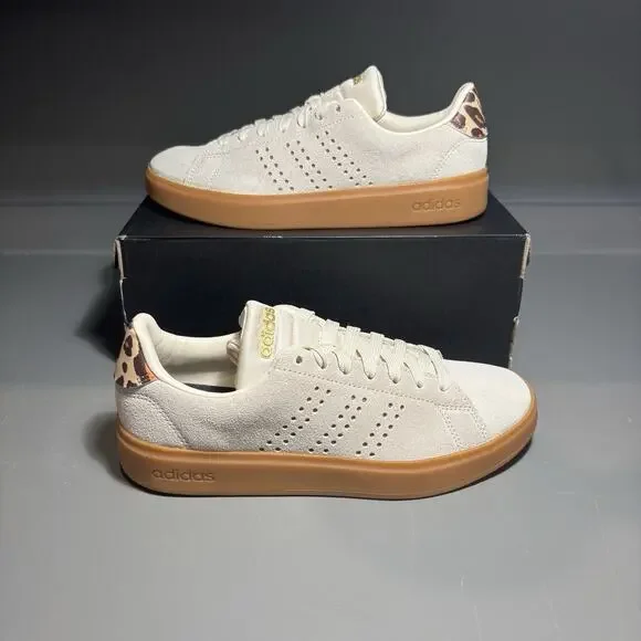 Adidas Advantage 2.0 JQ7396 Sneaker Women's White Lace-Up Tennis Shoes Size 6 - Picture 2 of 7